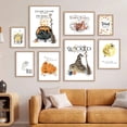 thumbnail image 2 of Sombrero mágico de calabaza de Halloween, palo de escoba, murciélago, Araña, Luna, fantasma, carteles de dulces, arte de pared, impresiones en lienzo, imágenes, decoración de sala de estar, 2 of 4