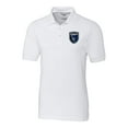 thumbnail image 2 of Men's-Cutter & Buck  White San Jose Earthquakes Big & Tall Advantage Eco Tri-Blend Pique Polo, 2 of 3