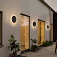 thumbnail image 4 of Lámpara de pared LED nórdica simple y redonda para exteriores, resistente al agua, IP65, para entrada al pasillo de la villa, 4 of 5