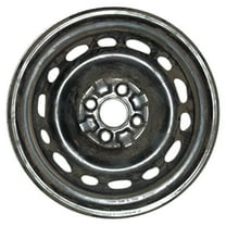 New Aftermarket  Painted Black Steel Wheel 15 x 6 9965T66050 14 Slot Style fits 2011-2013 Mazda 2