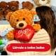 thumbnail image 5 of Oso Ozark PELUCHERIA Caramel Peluche 40 cm Osito Love Heart, 5 of 5