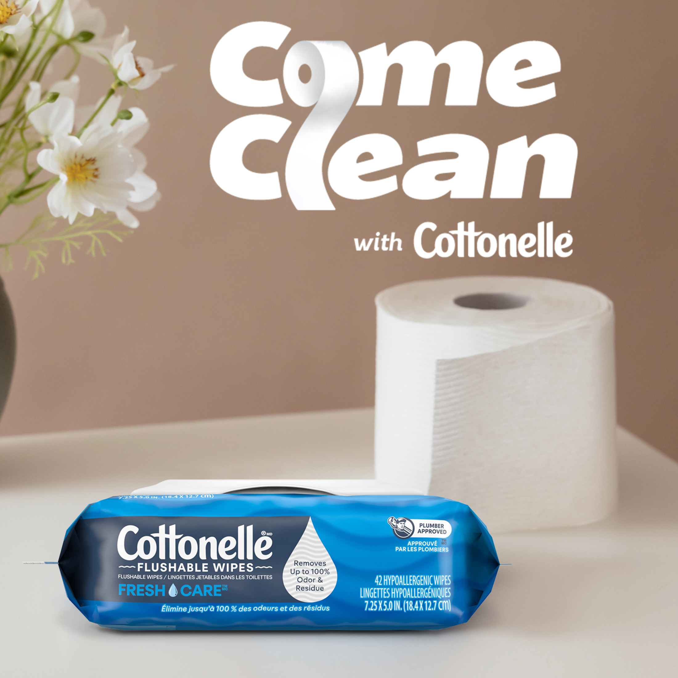 Cottonelle Ultra Clean Toilet Paper, 12 Mega Rolls photo 6