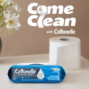 Cottonelle Ultra Clean Toilet Paper, Strong Toilet Tissue, 24 Mega Rolls