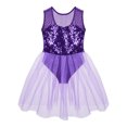 thumbnail image 2 of Alvivi Girls Ballet Dance Gymnastics Leotard Dress Sequins Mesh Tutu Dancewear, 2 of 7
