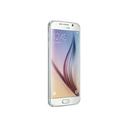 Samsung Galaxy S6 - 4G smartphone RAM 3 GB / 32 GB - OLED display - 5.1" - 2560 x 1440 pixels - rear camera 16 MP - front camera 5 MP - AT&T - white pearl