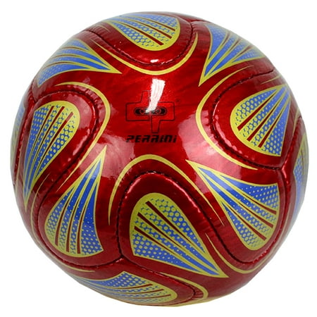 Perrini Official Size 5 Soccer Football Red