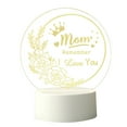 thumbnail image 2 of TERGAYEE Mothers Day Gifts,Mom Birthday Gifts Engraved Acrylic Night Light with Warm Words,Unique Heart Night Lamp Present, 2 of 6