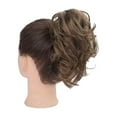 thumbnail image 2 of Xihbxyly Ofertas para mujeres Cola de caballo para extensiones de cabello, nueva raya para el cabello 2023 con elástico, raya para el cabello con edredon grande, peinados de novia, moño ondulado deso, 2 of 2