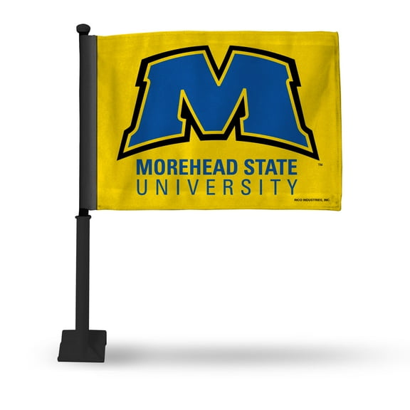 Morehead State Car Flag - Black Pole