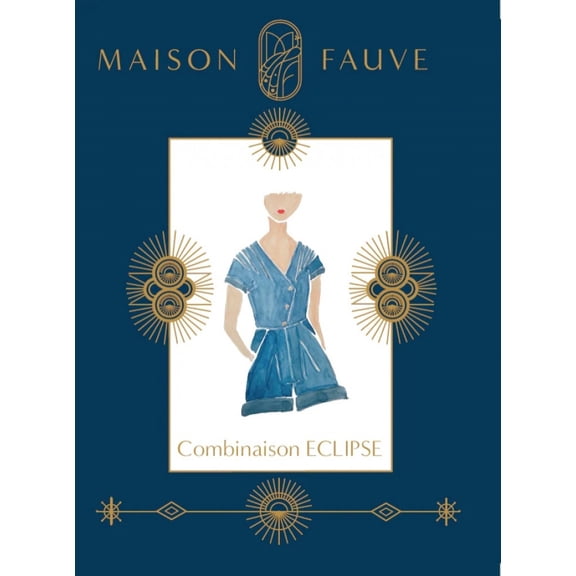 Maison Fauve Sewing Pattern Eclipse Dress & Jumpsuit Women 8 to 30