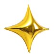 thumbnail image 5 of Globo de aluminio con forma de estrella de cuatro esquinas de 10, 26 y 36 pulgadas para decoración de cumpleaños de bebé, diseño de pared de fondo con forma de estrella, 5 of 5