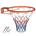 thumbnail image 1 of Costway Jante de Basketball 18 Pouces avec Doubles Ressorts et Filet Toutes Saisons pour Intérieur et Extérieur Orange, 1 of 9
