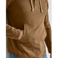 thumbnail image 6 of Hanes Men's Originals Hoodie Lightweight Hooded Sweatshirt Henley Collar Sizes S-3XL, 6 of 7