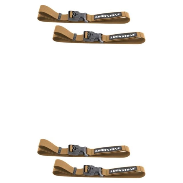 QualitChoice 1/2/3/5 2X Attaché Ceinture Ensemble Bagages Cils Sangle Cargo Cravate Stockage Randonnée Camping Boucle Longue Réglable Voyage Valise Kaki / M 2PCS