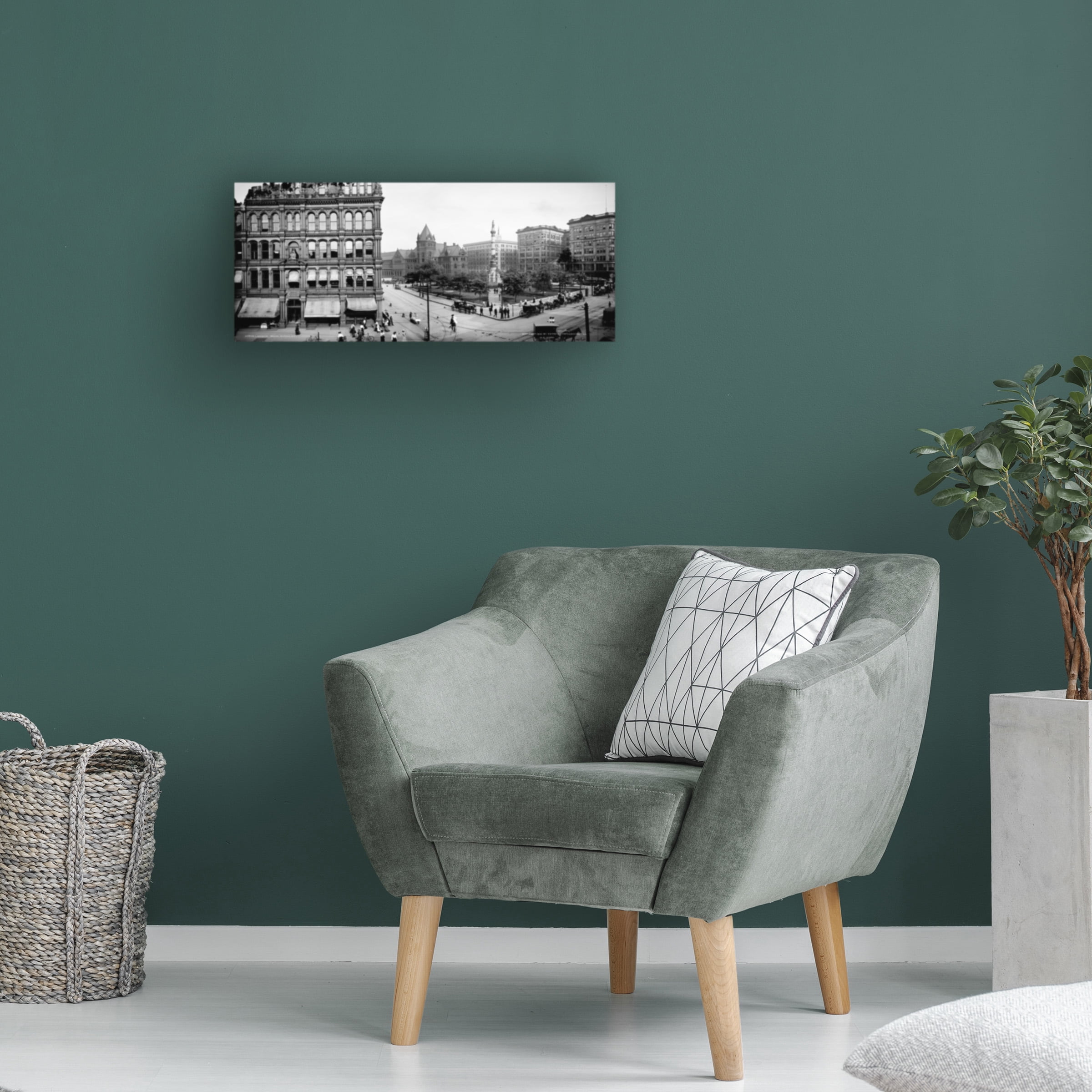 Print Collection 'Buffalo Panorama1' Canvas Art