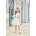 thumbnail image 6 of Arshiner Toddler Girls Tulle Summer Puff Sleeve Baby Girls Tutu Princess Party Casual Dress 2-3 Year, 6 of 7