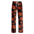 thumbnail image 5 of Womens Halloween Pajamas Pants Yoga Pajamas Comfy Stretch Drawstring Pajamas Puls Size Dance Bottoms, 5 of 6