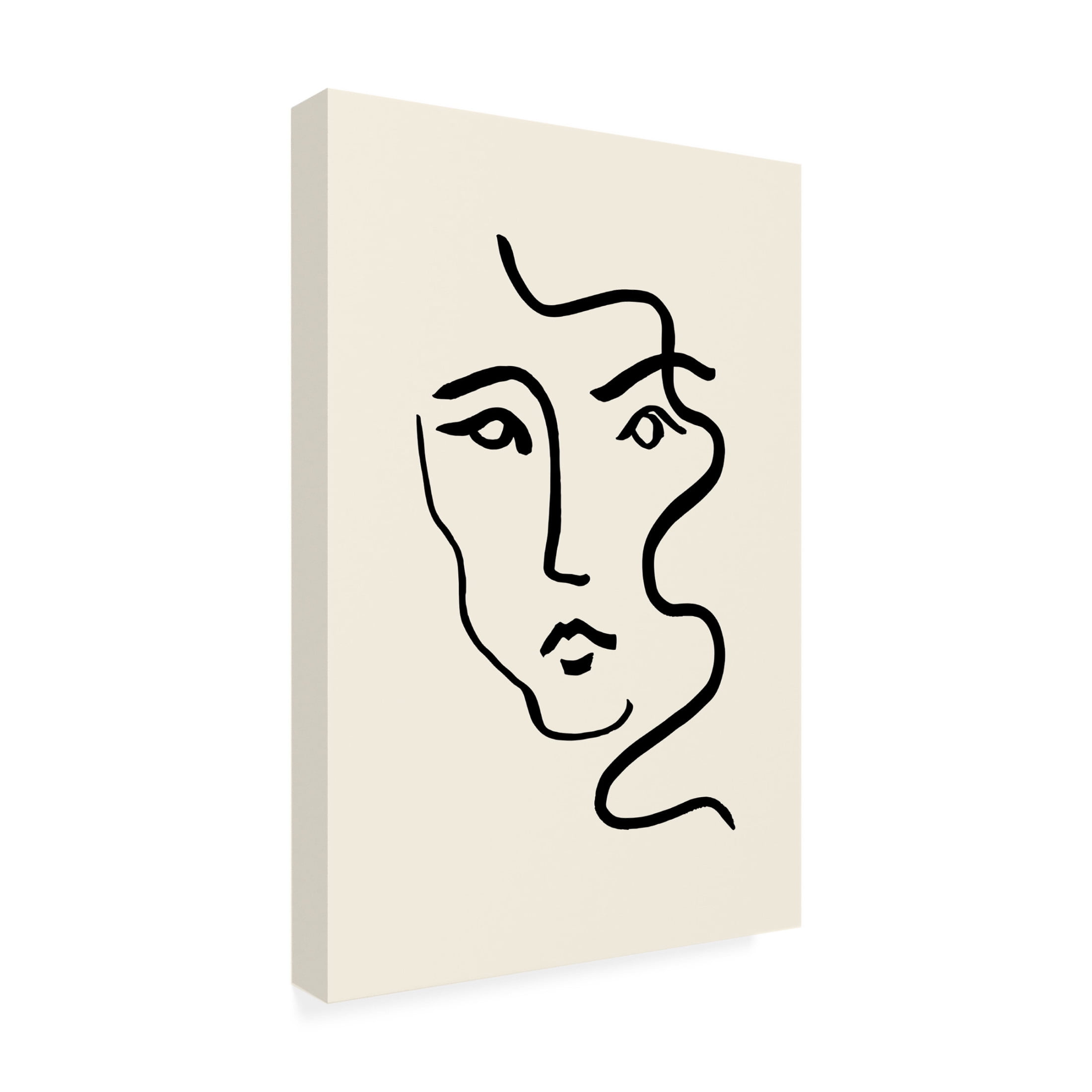 Canvas Wall Art - Pictufy Studio 'Portrait 01' Wall Art for Living Room, Bedroom, or Office Décor by Trademark Fine Art - 16 x 24 Inches