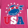 thumbnail image 3 of Teenage Mutant Ninja Turtles - USA Raphael - Toddler & Youth Girls Short Sleeve Tee, 3 of 5