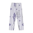 thumbnail image 5 of Disketp Bouquet And Lavender Flowers Men'S Pajama Pants - Ultra Soft Fleece Sleep And Lounge Pants (Size: S-Xxl), 5 of 9
