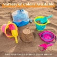 thumbnail image 3 of Joyfy Juego de 3 Cubos Plegables con Palas y Bolsa de Malla, Juguetes de Arena Multiusos para Niños, Ideal para Playa, Camping, Fiestas en la Playa y Divertidas Actividades de Verano, 3 of 8