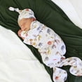 thumbnail image 2 of Kids Cartoon Patterns Print  Neck Long Sleeve Sleepwear Cap, 2 of 6