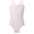 thumbnail image 2 of inhzoy Kids Girls Basic Ballet Dance Leotard Crisscross Back Gymnastic Workout Unitard Pink 12-14, 2 of 5