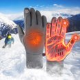 thumbnail image 2 of WYBXZ Winter Gloves, Touchscreen Adjustable Windproof No-Slip Warm Gloves for Driving, Cycling, Running, Hiking, 2 of 8