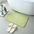 thumbnail image 4 of Kugisaki Coral Velvet Bathroom Rugs Thickened Embossed Entrance Carpet, 40 * 60cm Water Absorbent Non Slip Floor Mat for Bathtub Bathroom, 4 of 4