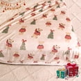 thumbnail image 3 of Cozy Printed Throw Christmas Blanket - 300 GSM Fleece Throw Size for Home Decoration, Ultra Soft Blanket (Throw - 50" x 60") - I, 3 of 6