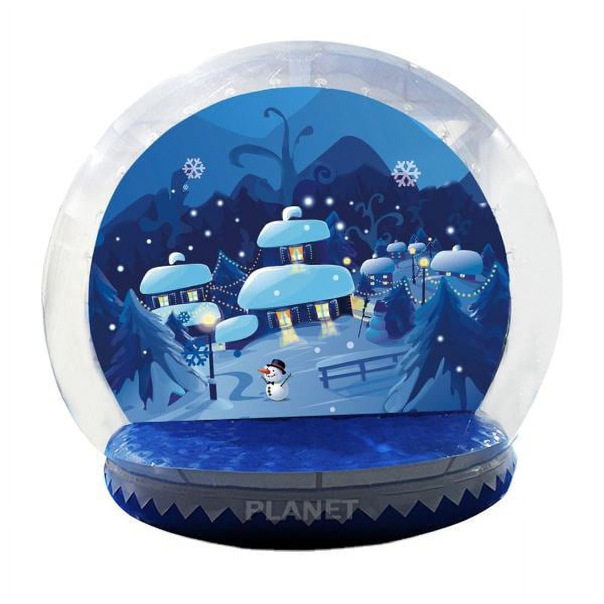  Inflatable Snow Globe 10ft Christmas Decoration Transparent  Bubble Tent with Printed Background, Blower and Pump, Repair kit… (Moon  Night Snowman) : Patio, Lawn & Garden