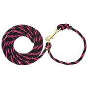 Weaver Leather Llc 35-4041-Pk/Bk 1/2" x 10', Pink Fusion/Black, Neck Rope