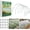 White, variant on Garden Netting Kit for Raised Beds, 10x30FT Ultra Fine Mesh Netting& 6 Sets of 8FT Fiberglass Garden Hoops, Row Cover Insect Netting for Vegetable Plant Fruit Flowers Protection
