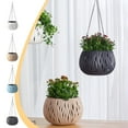 thumbnail image 2 of PEIBang Flower Pot Hanging Baskets with Drainage Holes and Chain,Garden Hanging Planter for Indoor Outdoor Plants, 2 of 6