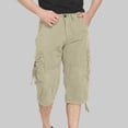 thumbnail image 2 of SHIXIAOO Pantalon Cargo 7 Minutes avec Poches, Pantalon Ample, 2 of 5