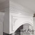 thumbnail image 5 of Ekena Millwork ONL08X09X01VE 8.5 In. W X 9 In. H X .75 In. P Architectural accent - Versailles Ribbon And Rose Drop Onlay, 5 of 5