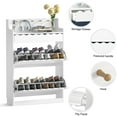 thumbnail image 3 of Eumyviv Armoire à Chaussures, Organisateur de Rangement pour Entrée, Blanc H0112, 3 of 6