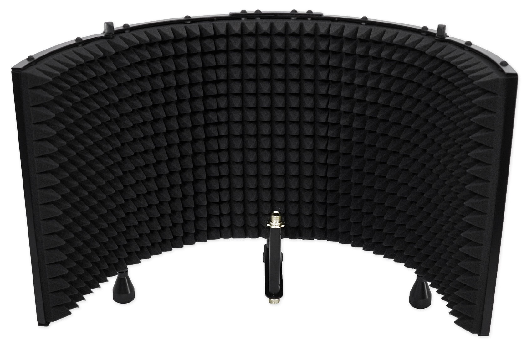 Rockville Recording Studio Microphone Isolation Shield + Heavy Duty Tripod Stand