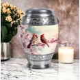 thumbnail image 5 of Cardinal Bird Urns for Ashes Adult Man, Dad - Cremation Burial Urns - Funeral Urn with Secure Lid - Blue Urn for Ashes Mom10inch, Large - 1Pcs, 5 of 6