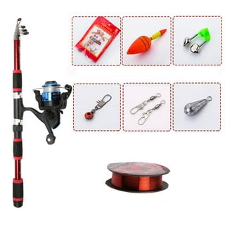 Ymiko Fishing Gear Set, Fishing Rod Kit Portable 2.1m Rod For Fishing Accessories