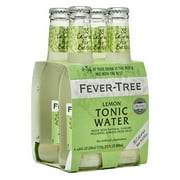 FEVER-TREE: Lemon Tonic Water 4 x 6.8oz Bottle, 27.2oz
