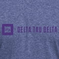 thumbnail image 3 of CafePress - Delta Tau Delta Purple Signature T Shirt - Mens Tri-blend T-Shirt, 3 of 4