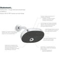 thumbnail image 3 of Kohler K-26290-G Statement 1.75 GPM Multi Function Shower Head - Black, 3 of 7