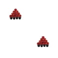 thumbnail image 4 of Tuerca de tornillo universal Sidaley 10 unids/set M5x16mm para parabrisas de motocicleta Rojo 2piezas, 4 of 6