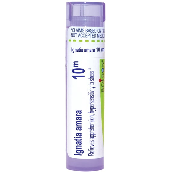 Boiron Ignatia Amara 10M, Homeopathic Medicine for Apprehension, Hypersensitivity To Stress, 80 Pellets