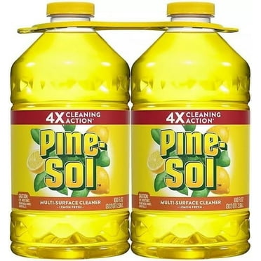 Pine-Sol Multi-Surface Cleaner, Lemon Fresh, 2 Pack, 100 Ounce. Bottles - All-Purpose Cleaners