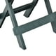 thumbnail image 5 of Mesa de patio plegable VidaXL de plástico verde resistente a la intemperie, 5 of 7
