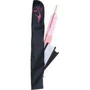 Sasaki (SASAKI) Rhythmic gymnastics case R.G. Girl Ribbon Stick Case Black x Lumina Spink AC-52 AC52
