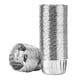 thumbnail image 1 of Inteprter 50x Foil Cup Cake Cases Cupcake Muffin Paper Baking Cups Wrappers Rose Pink Herramientas y accesorios para hornear Plata 50 pcs, 1 of 1