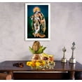 thumbnail image 3 of IBA Indianbeautifulart Radha Krishna Picture Frame Religious Poster White Wall Frame Deity Photo Frame Wall Decor&nbsp;For Home/ Office/ Temple-12 x 18 Inches, 3 of 7
